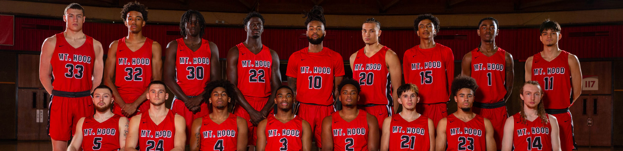 Mt. Hood Community College Men's basketball team 2023